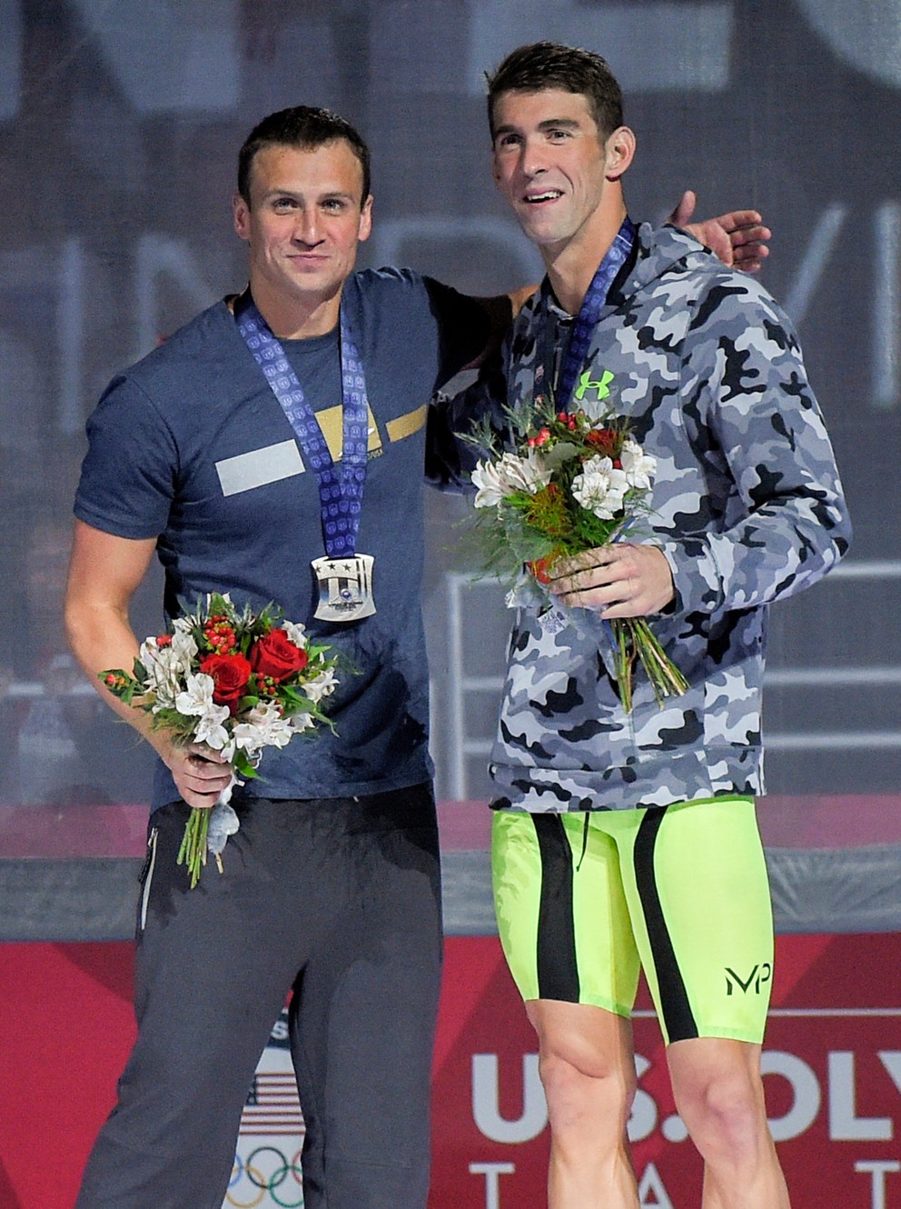 Ryan Lochte (vľavo) a Michael Phelps sú súpermi, ale aj kamarátmi.