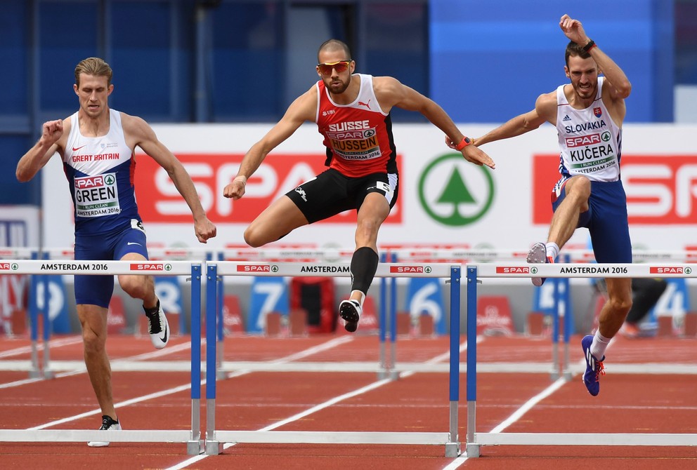 Bežec Kučera (vpravo) vo finále skončil siedmy.