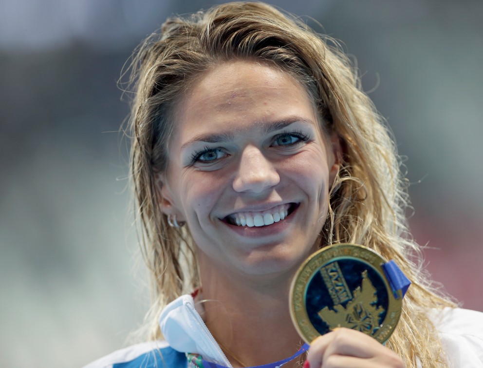 Julia Jefimovová je zlatou medailistkou z minuloročných majstrovstiev sveta v ruskej Kazani.