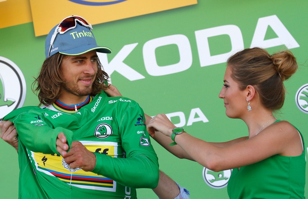 Peter Sagan útočí na zisk piateho zeleného dresu za sebou.