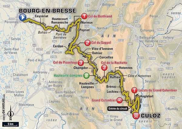 Pätnásta etapa Tour de France 2016.