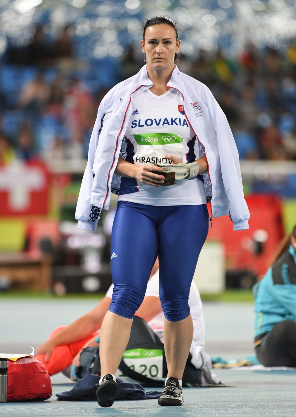Martina Hrašnová počas kvalifikácie.