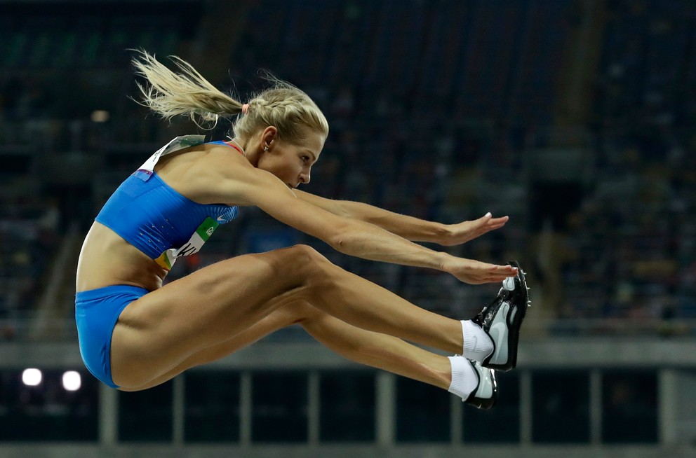 Daria Klišinová štartovala v Riu ako jediná ruská atlétka.