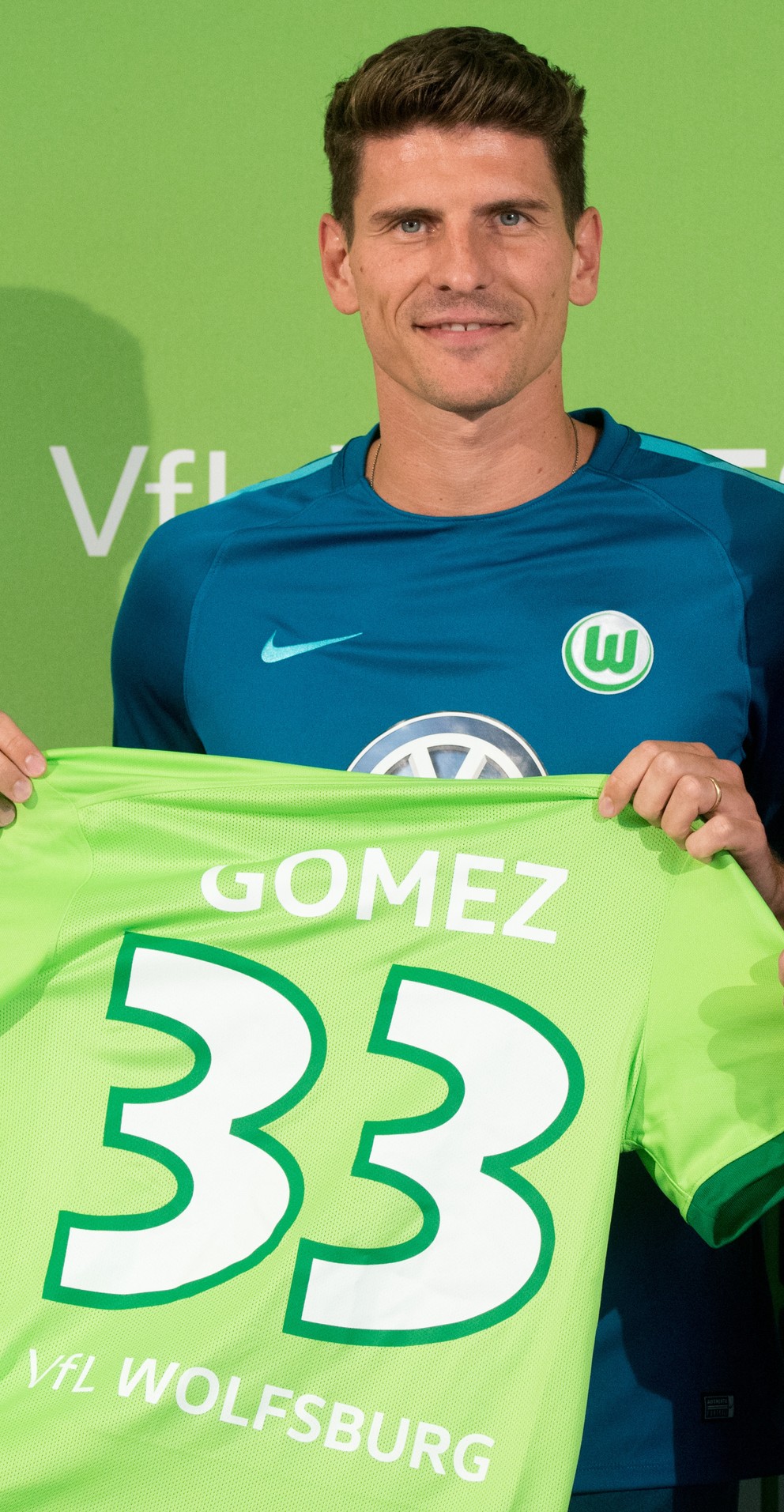 Mario Gomez je novou posilou Wolfsburgu.