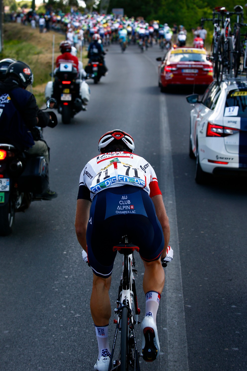 Mathias Frank súťažil aj na tohtoročnej Tour de France.