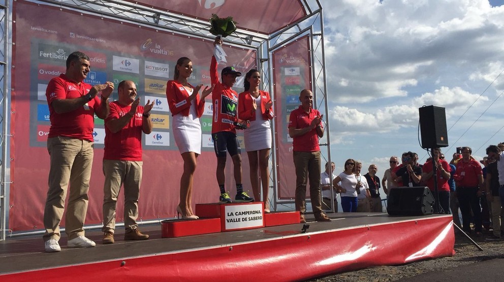 Do červeného trička sa opäť obliekol Nairo Quintana.