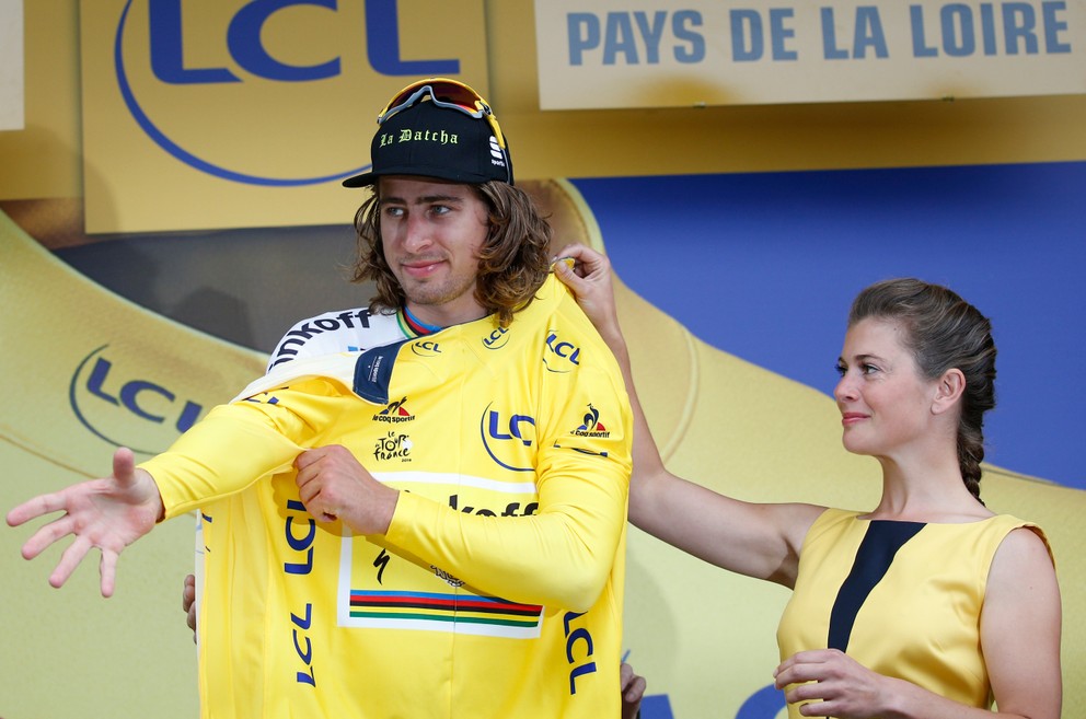 Na tohtoročnej Tour de France sa Peter Sagan premiérovo v kariére obliekol aj do žltého dresu.