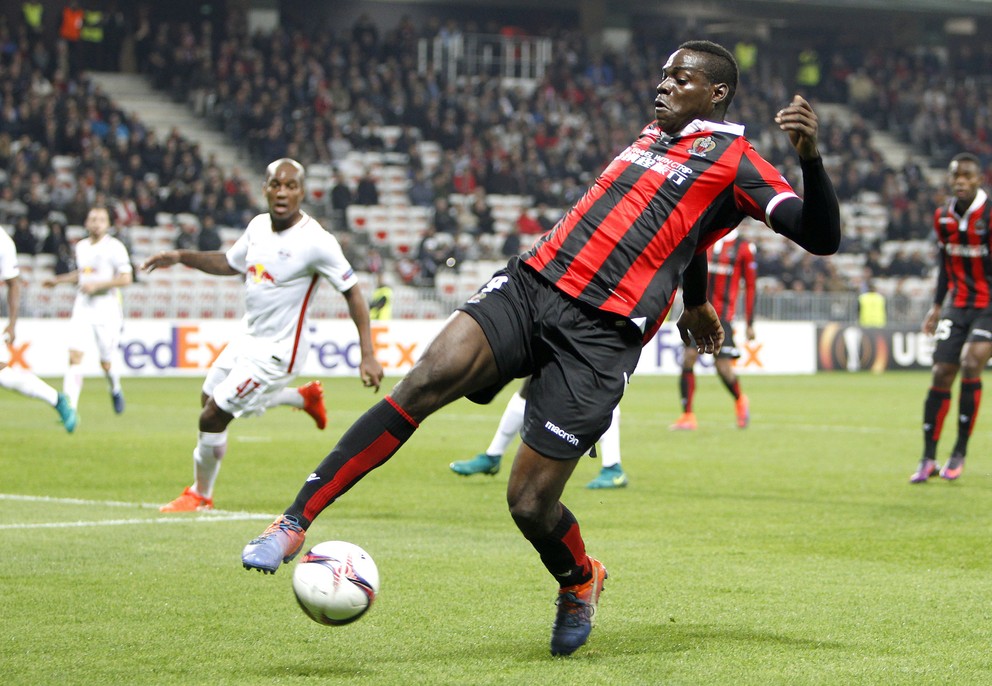 Mario Balotelli strelecky ožil v drese francúzskeho Nice.
