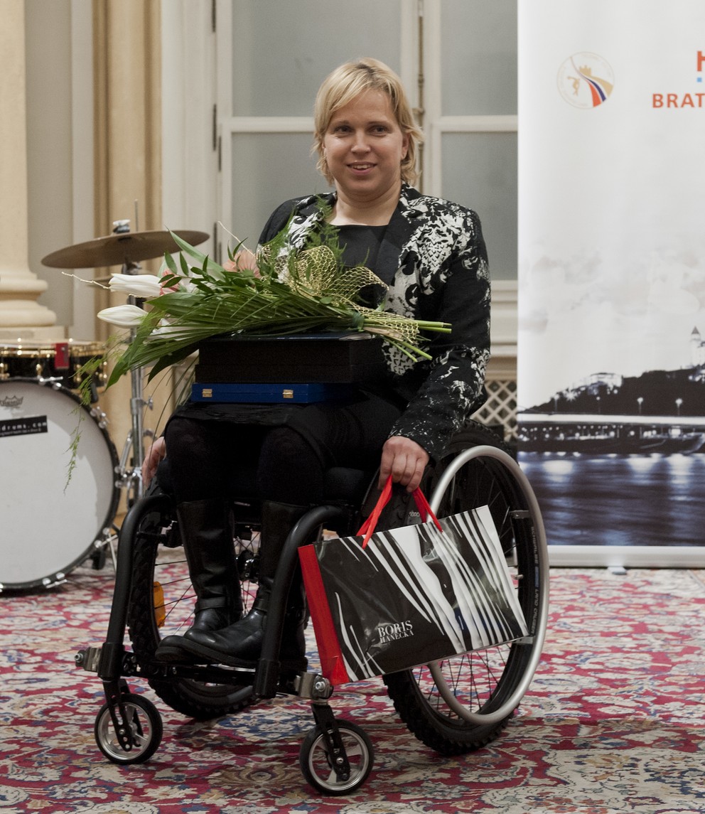 Ocenenie si prebrala aj Veronika Vadovičová.