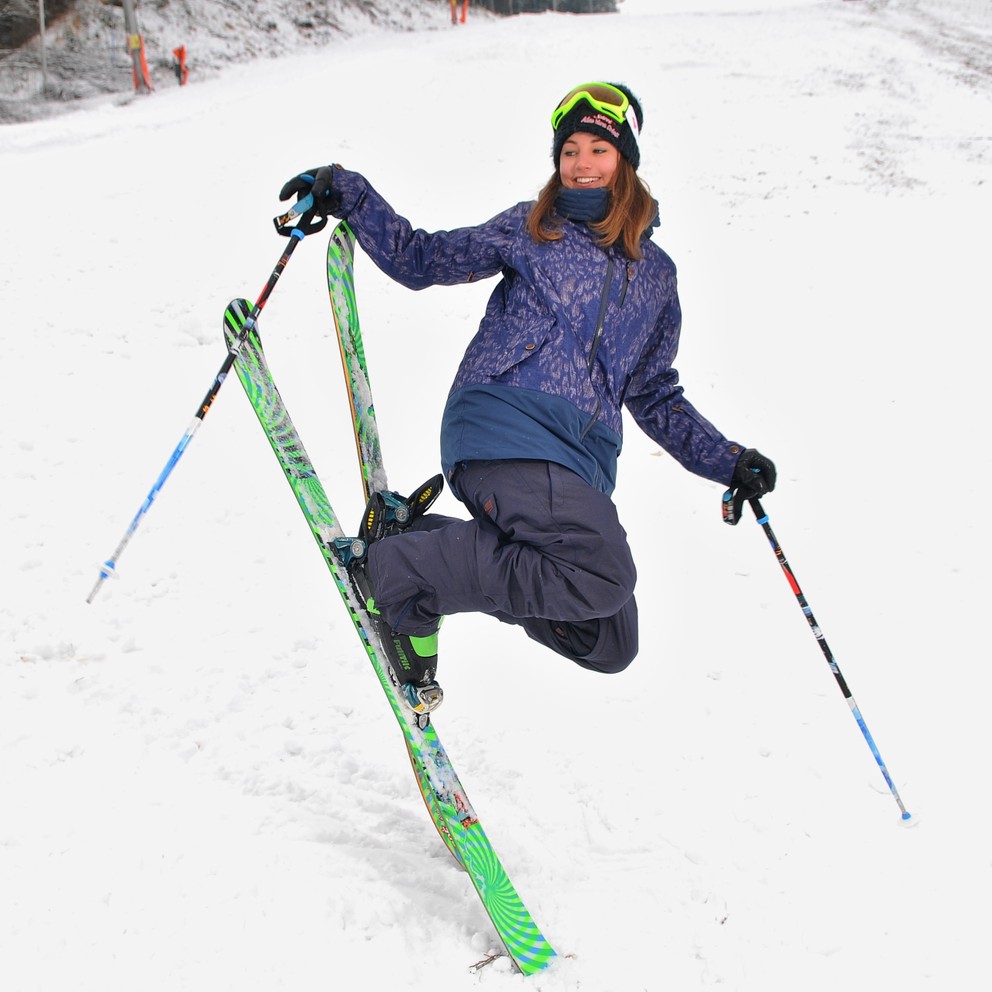 Zuzana Stromková jazdí v disciplíne slopestyle.