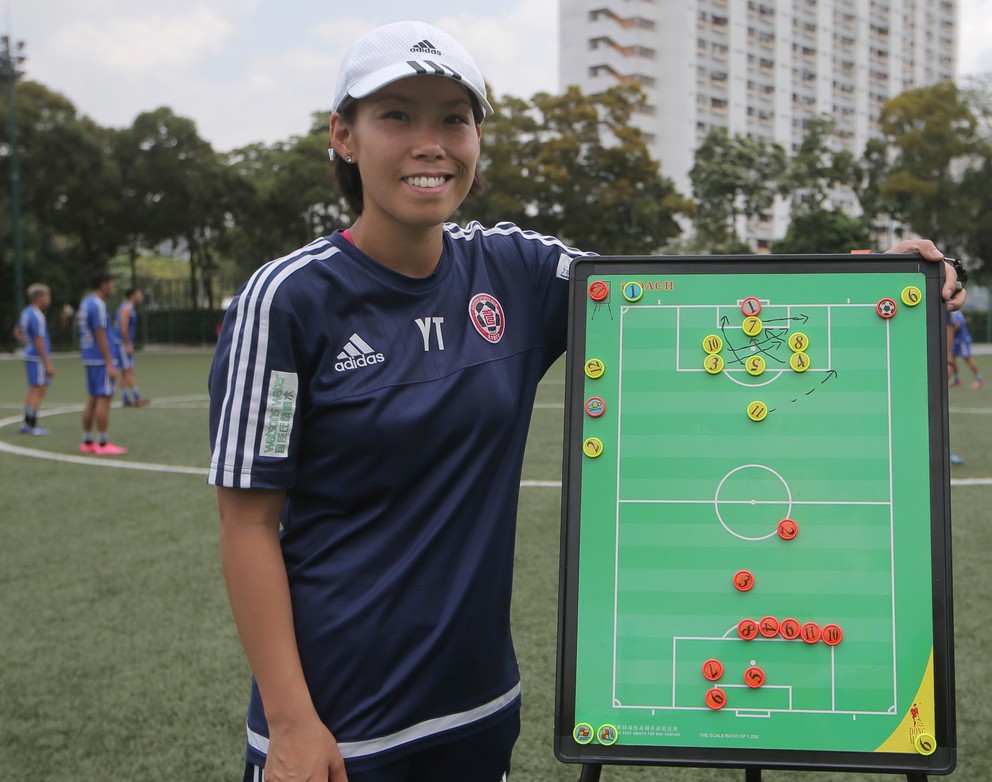 Čchan Jüen-tching je prvou ženou na lavičke klubu v ázijskej Lige majstrov.