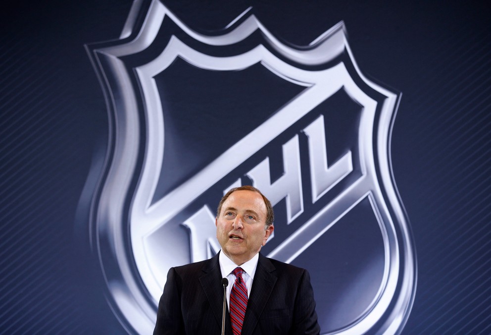 Komisár hokejovej NHL Gary Bettman.