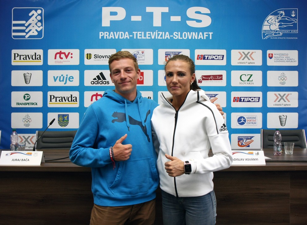 Šprintér na 60 metrov Ján Volko a bežkyňa na 400 metrov Iveta Putalová.