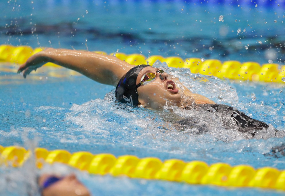 Kathleen Bakerová dosiahla v rozplavbách najlepší čas.