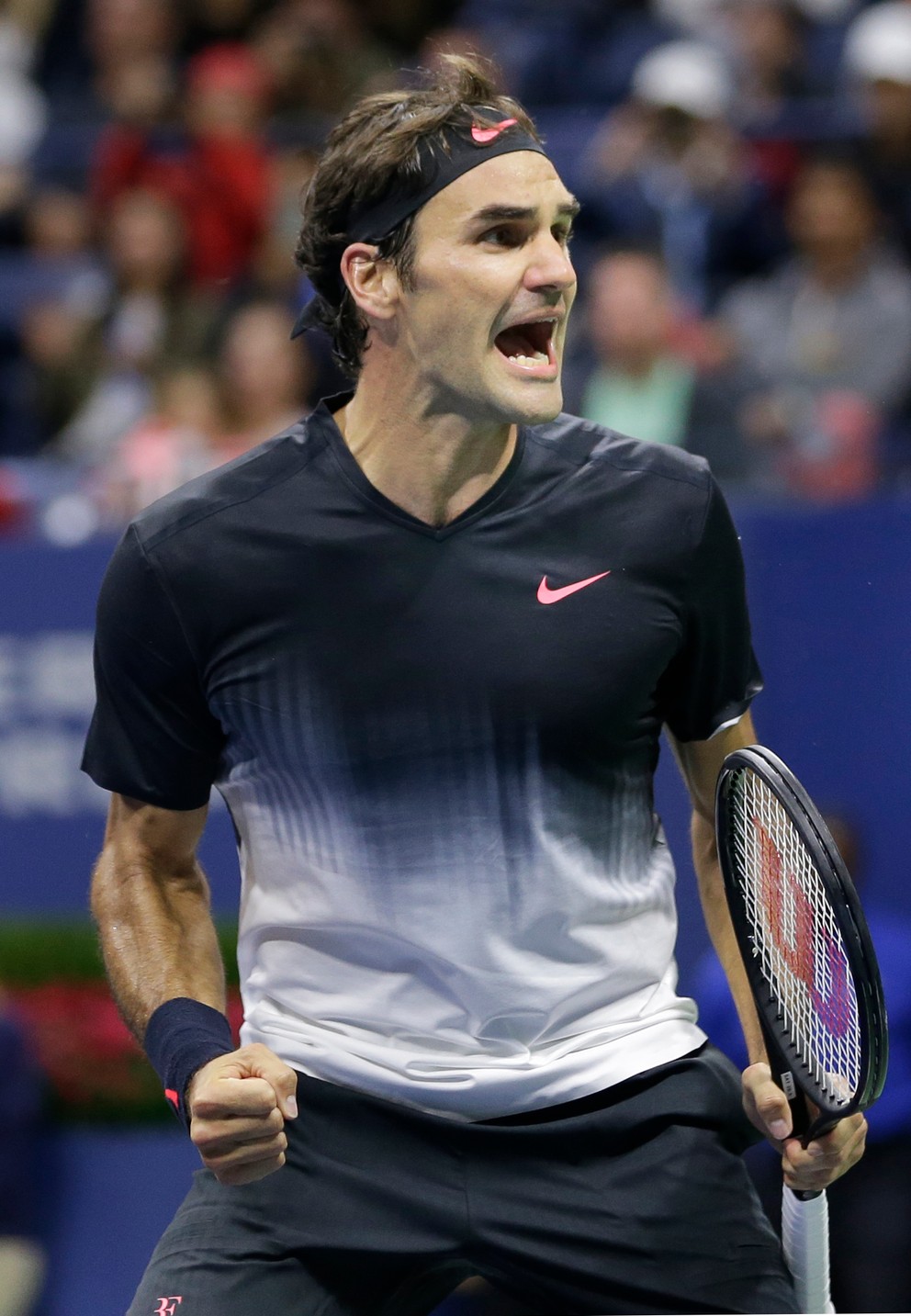 Roger Federer sa tešil z postupu.