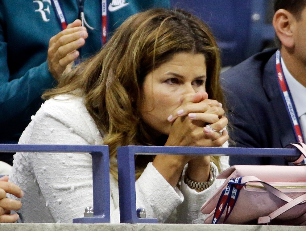 Mirka Federerová navštevuje väčšinu turnajov svojho manžela.