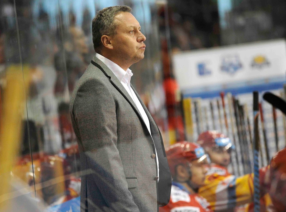 Tréner Trenčína Peter Oremus bol právom nespokojný.