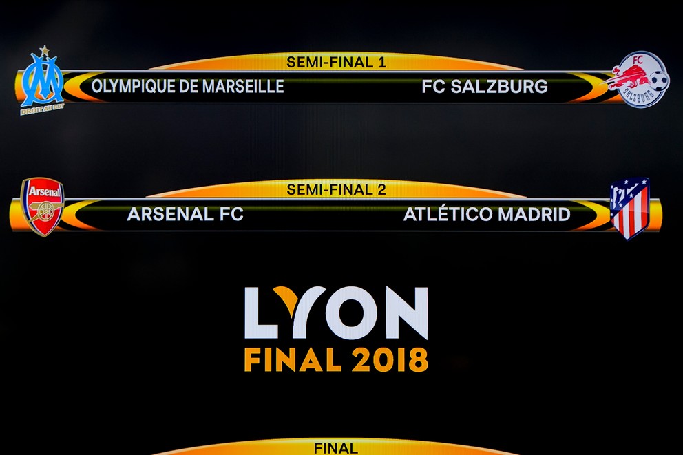 Žreb semifinálových dvojíc Európskej ligy 2017/2018.