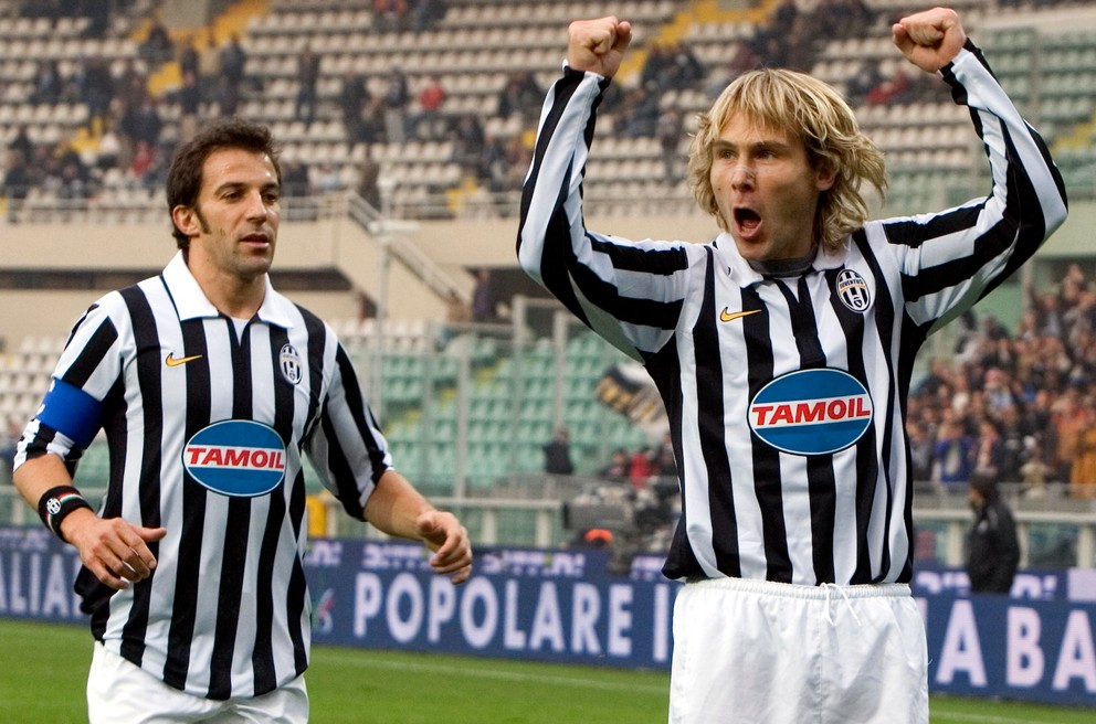 Pavel Nedvěd v drese Juventusu Turín.