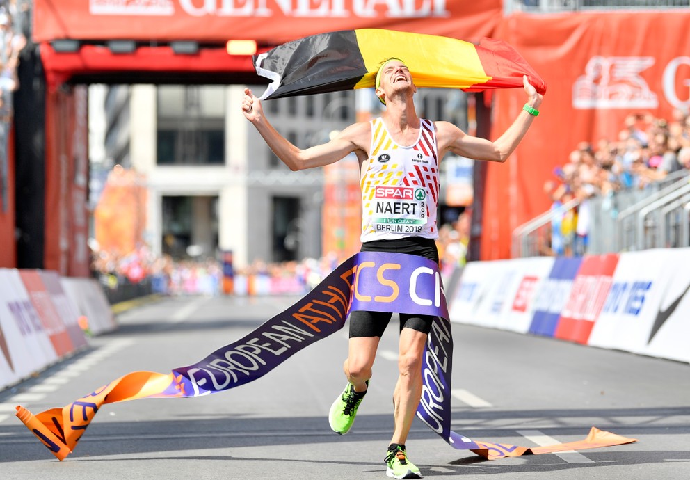 Koen Naert vyhral mužský maratón.