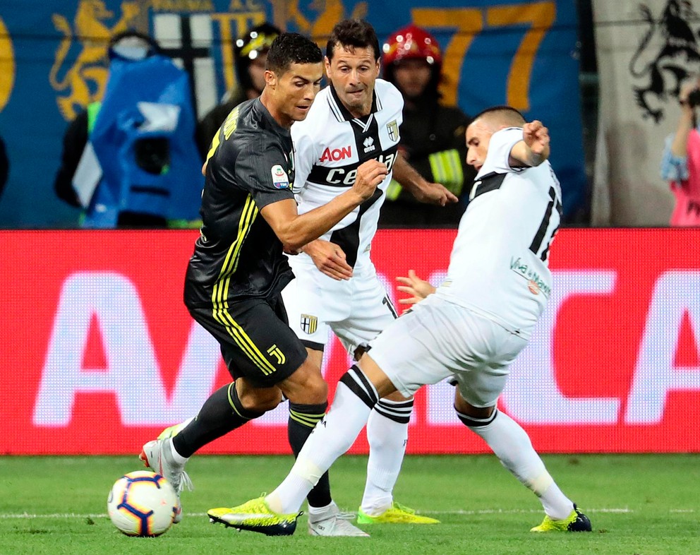 Cristiano Ronaldo sa nepresadil ani v zápase proti Parme.