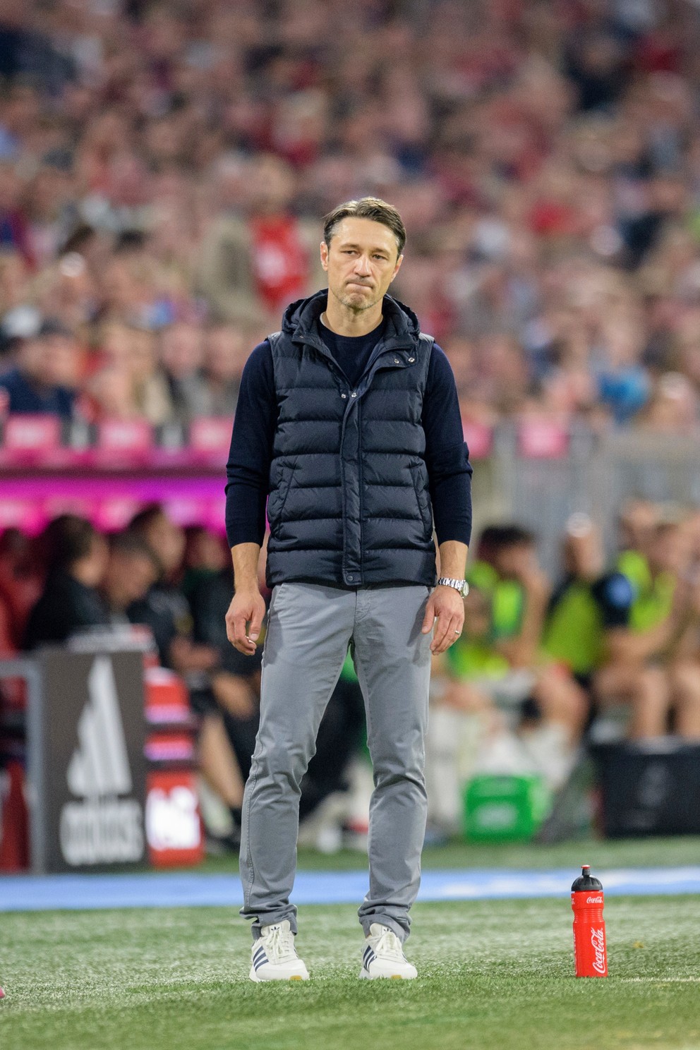 Tréner Bayernu Niko Kovač neveril vlastným očiam.