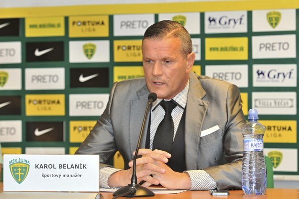Športový manažér MŠK Žilina Karol Belaník.