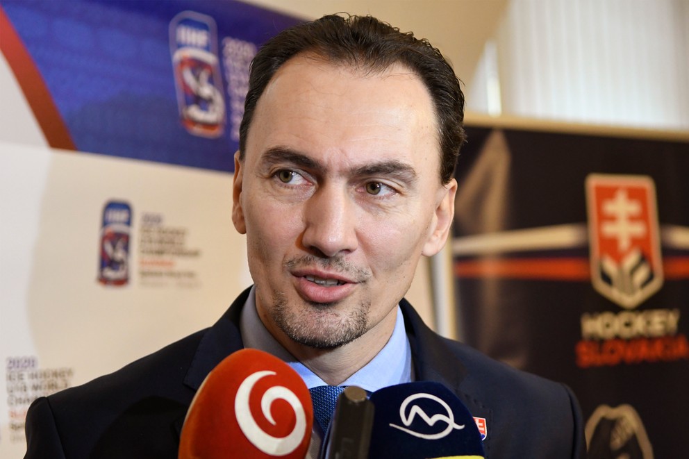 Prezident Slovenského zväzu ľadového hokeja Miroslav Šatan.