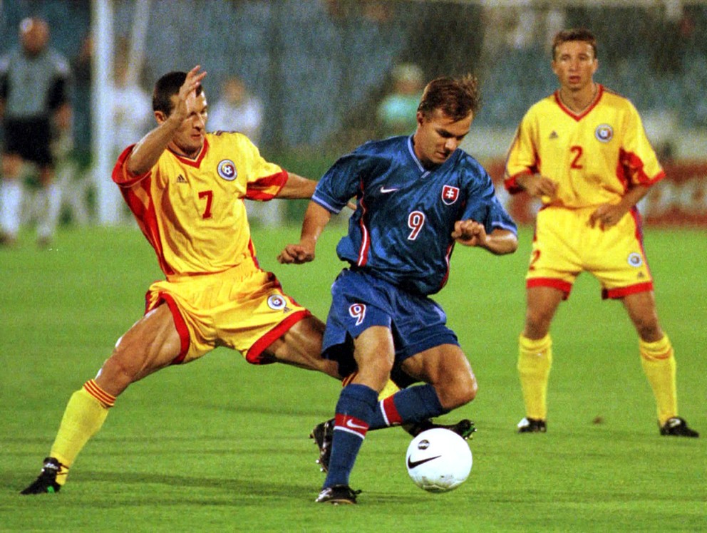 Szilárd Németh v zápase Slovensko - Rumunsko.
