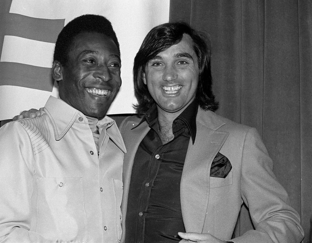 Pelé a George Best v Los Angeles v roku 1978.