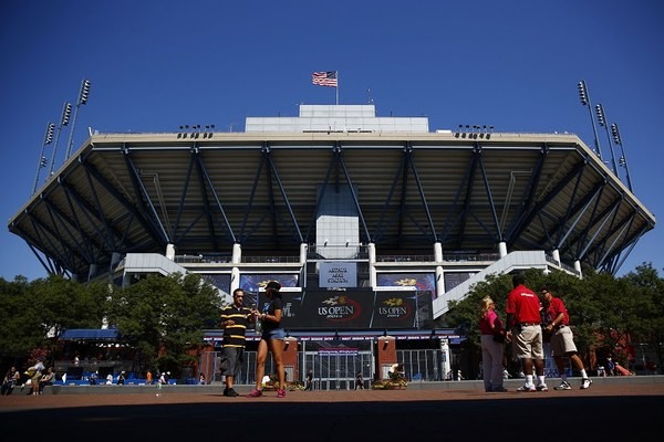Pohľad na Arthur Ashe Stadium.