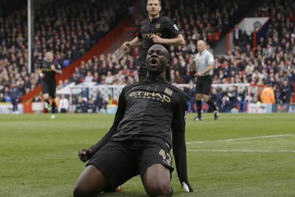 Hráč Manchestru City Yaya Toure, ilustračná snímka.