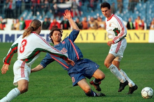 Peter Dubovský v reprezentačnom drese.