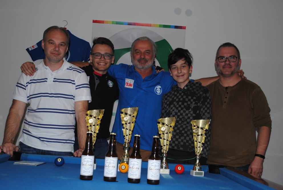 Najlepšie kvarteto s riaditeľom turnaja.