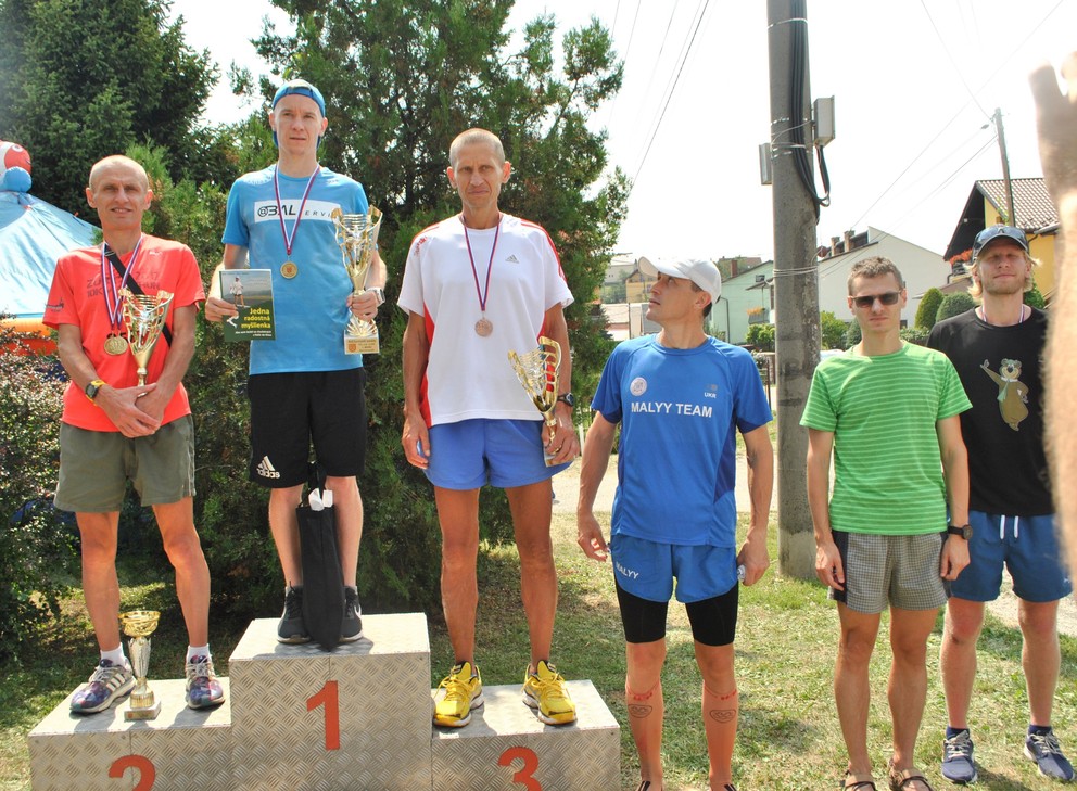 Najrýchlejší muži v absolútnom poradí bez rozdielu veku.