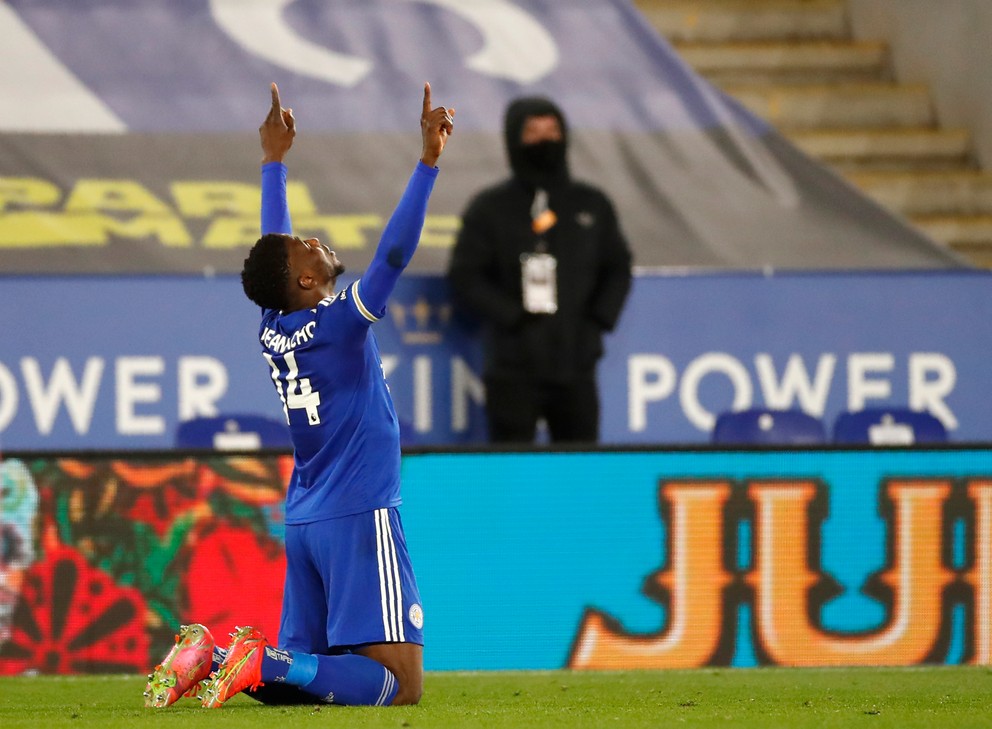 Kelechi Iheanacho ešte v drese Leicester City.