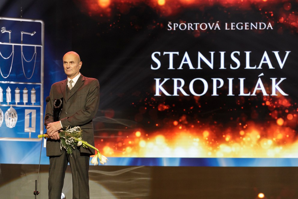 Stanislav Kropilák si v roku 2018 prebral ocenenie Športová legenda.