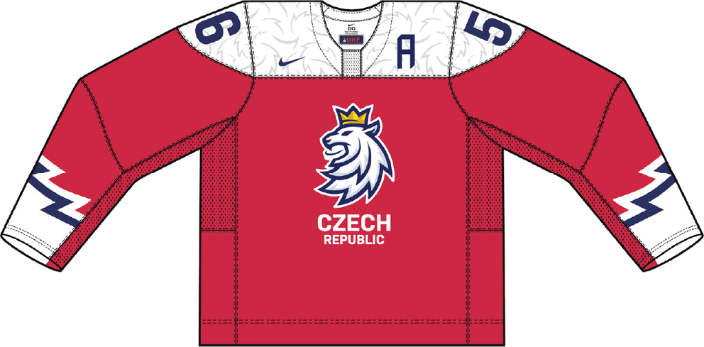 Česko na MS v hokeji 2021 - dresy vonku.