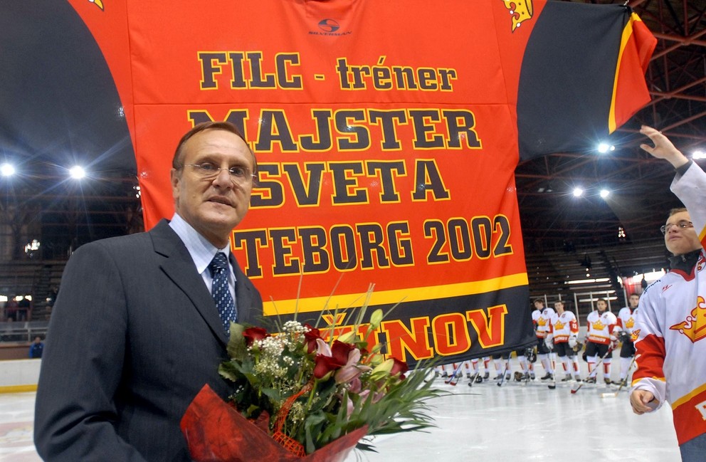 Ján Filc, tréner slovenskej hokejovej reprezentácie 1999 - 2002.