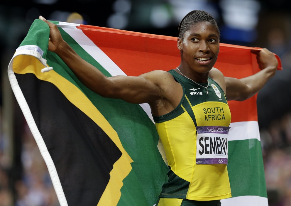 Juhoafrická atlétka Caster Semenyaová