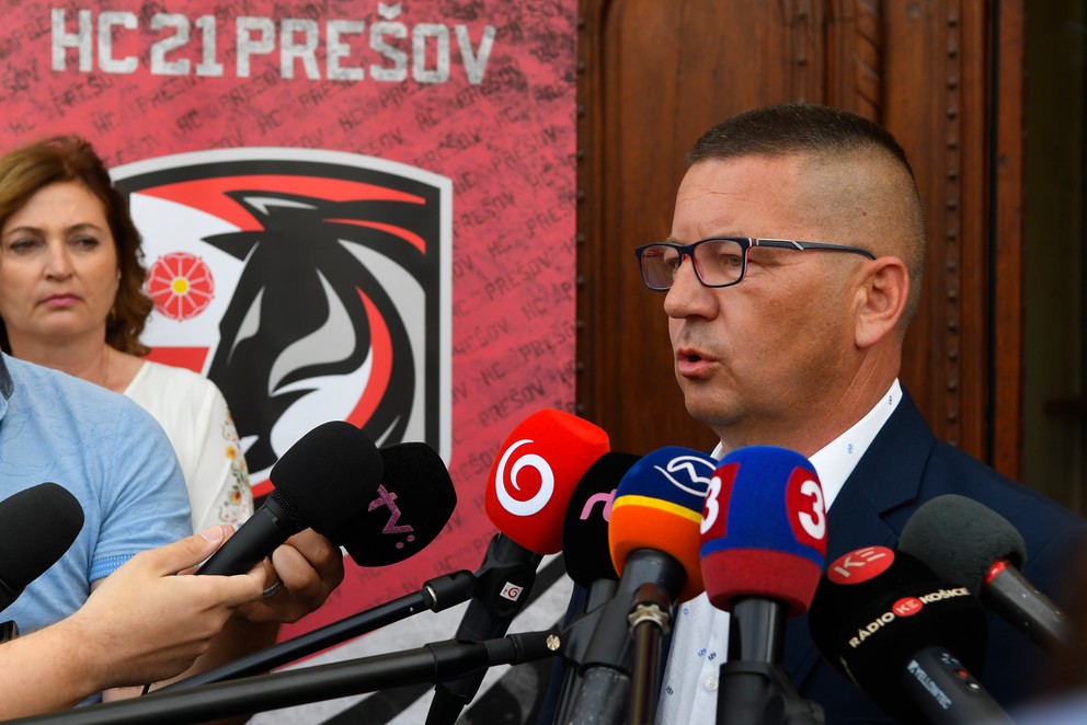 Majiteľ nového účastníka Tipsport ligy HC 21 Prešov Róbert Ľupták.