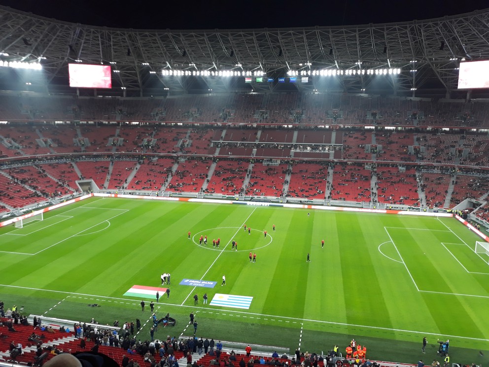 Puskás Aréna v Budapešti.