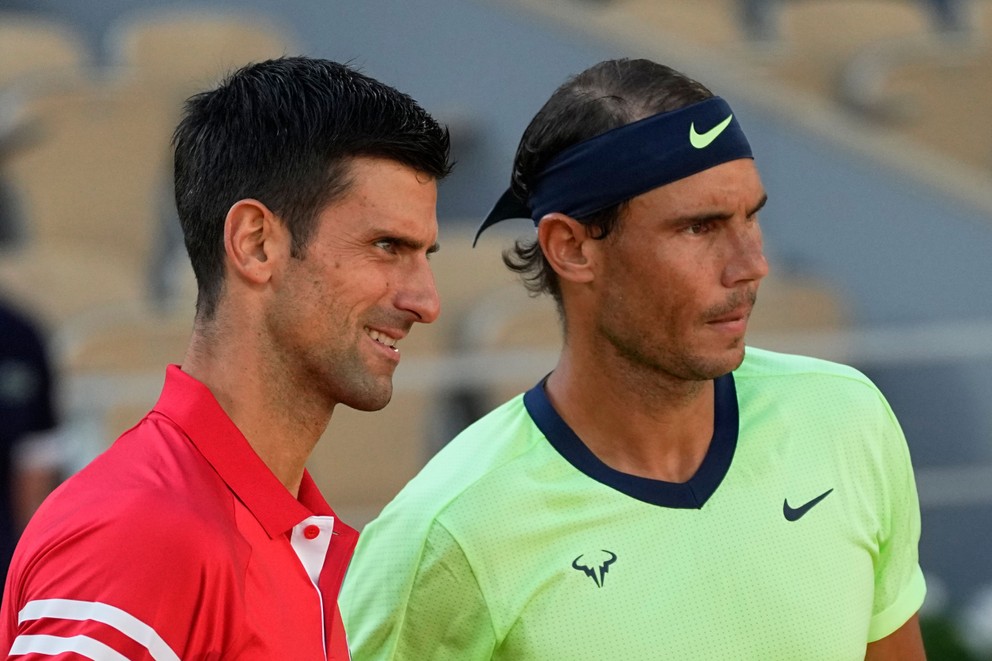 Novak Djokovič a Rafael Nadal v semifinále Roland Garros.