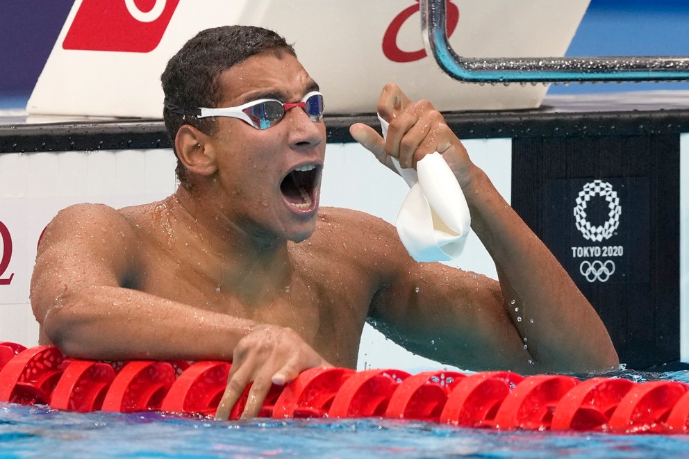 Tuniský plavec Ahmed Hafnaoui získal zlato v disciplíne 400 m voľný spôsob na OH Tokio 2020 / 2021.