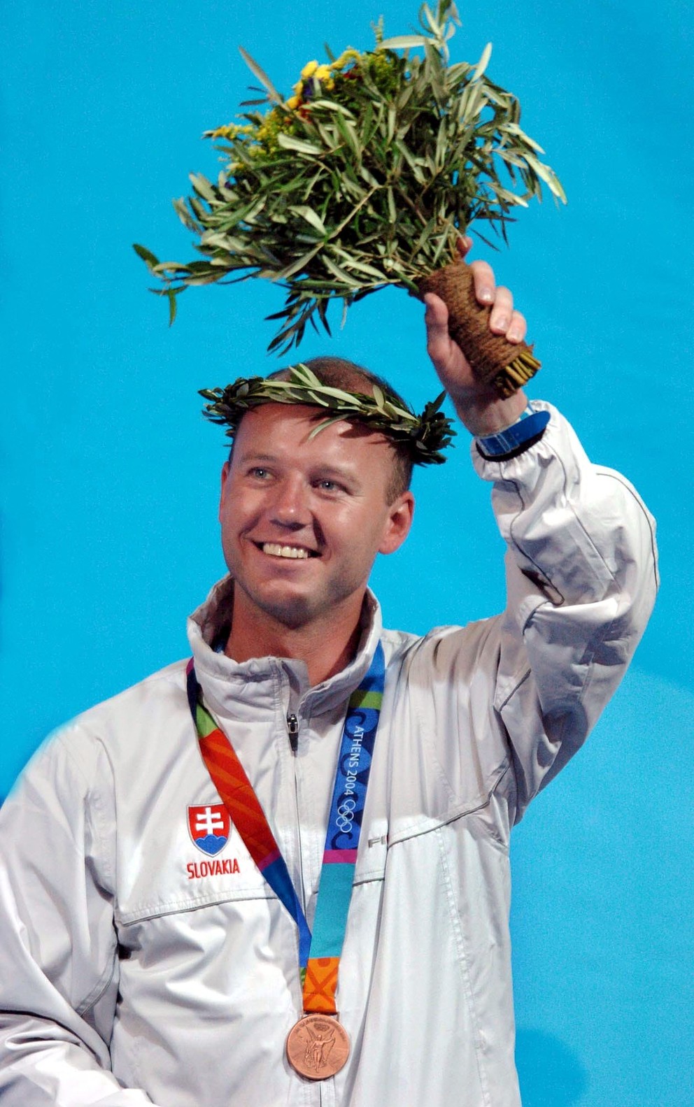 Gönci na OH 2004 v Aténach s bronzovou medailou.