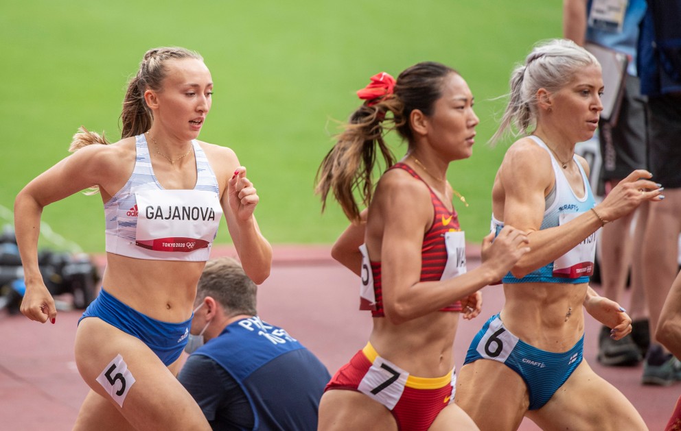 Slovenská atlétka Gabriela Gajanová počas OH v Tokiu.