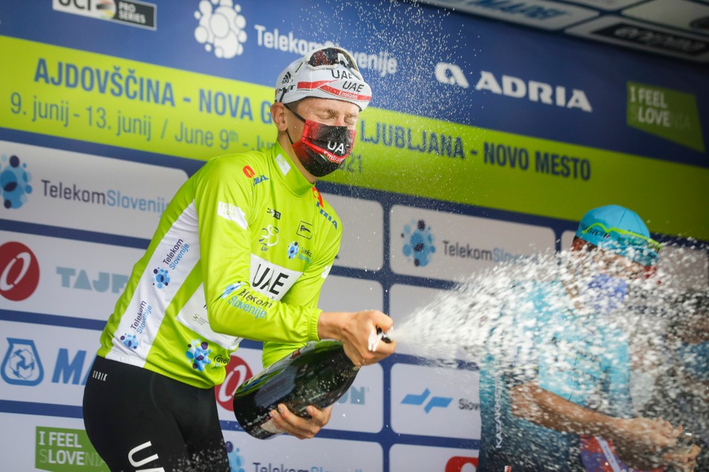 Tadej Pogačar sa stal víťazom pretekov Okolo Slovinska 2021.