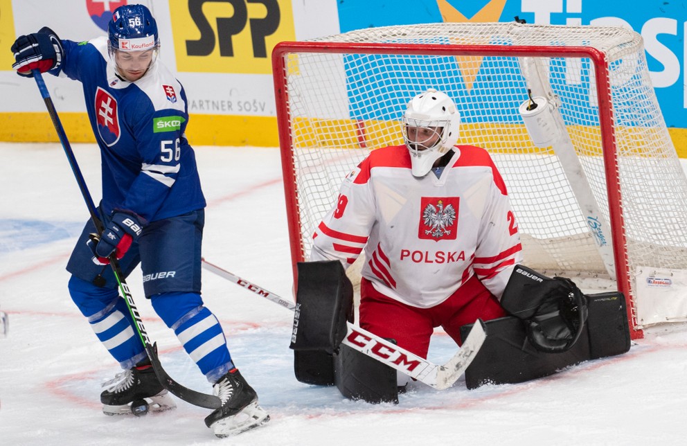 Slovenskí hokejisti zdolali Poľsko 5:1.