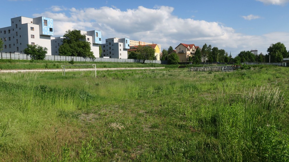 Na tomto mieste má vyrásť nový futbalový štadión v Prešove.