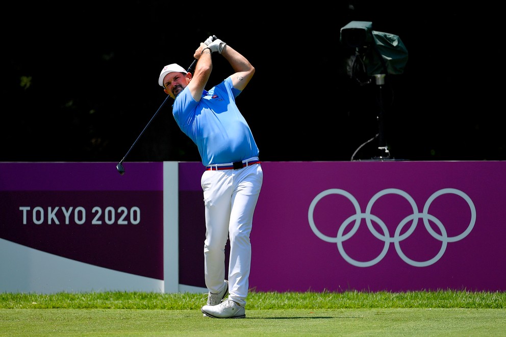 Slovenský reprezentant v golfe Rory Sabbatini na OH v Tokiu.